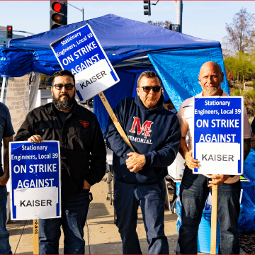 Kaiser Engineers 60-Plus Day Strike for Better Contract Get Boost from Nurses Unions and Seiu