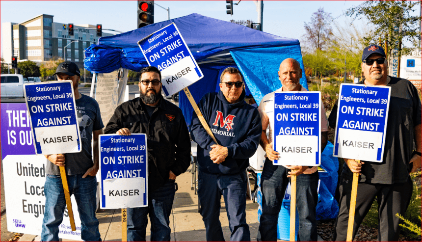 Kaiser Engineers 60-Plus Day Strike for Better Contract Get Boost from Nurses Unions and Seiu Kaiser Engineers 60-Plus Day Strike for Better Contract Get Boost from Nurses Unions and Seiu