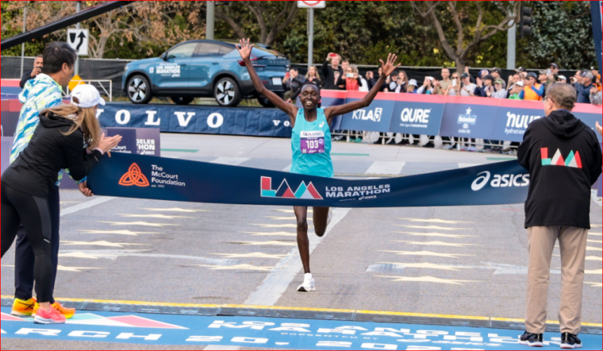 KENYANS DOMINATE THE LOS ANGELES MARATHON KENYANS DOMINATE THE LOS ANGELES MARATHON