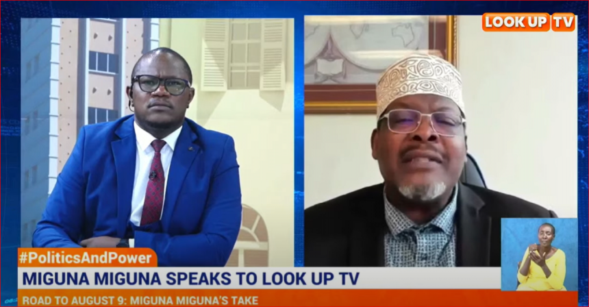 MIGUNA ENDORSES RUTO FOR PRESIDENT MIGUNA ENDORSES RUTO FOR PRESIDENT