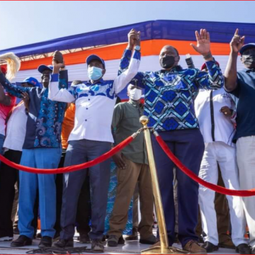 RAILA ODINGA FIRES-UP SUPPORTERS IN MEGA RALLY; APOLOGIZES FOR MA-DOA-DOA STATEMENT IN WAJIR, ATTACKS OPPONENT, AND BOOSTS HIS 10-POINT PLAN