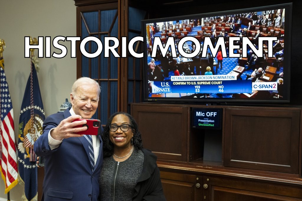 Biden and Ketanji WH Selfie