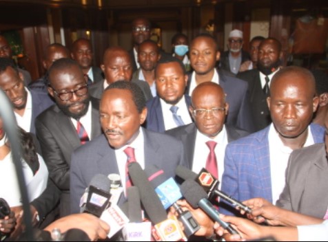 KALONZO EATS THE HUMBLE PIE; APPEARS BEFORE THE AZIMIO RUNNING MATE VETTING PANEL