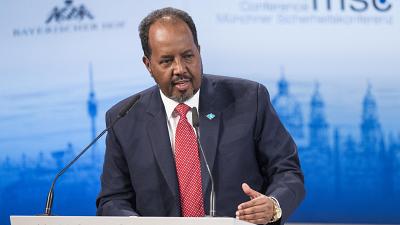 SOMALI ELECTS FORMER LEADER TO THE PRESIDENCY