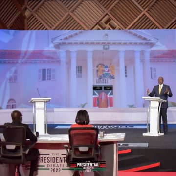 RUTO ATTENDS SOLO DEBATE FOCUSES ON THE PAST AND NOT FUTURE
