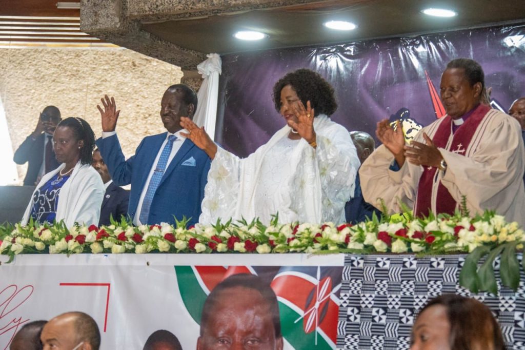 Raila and Ida and Martha In Church