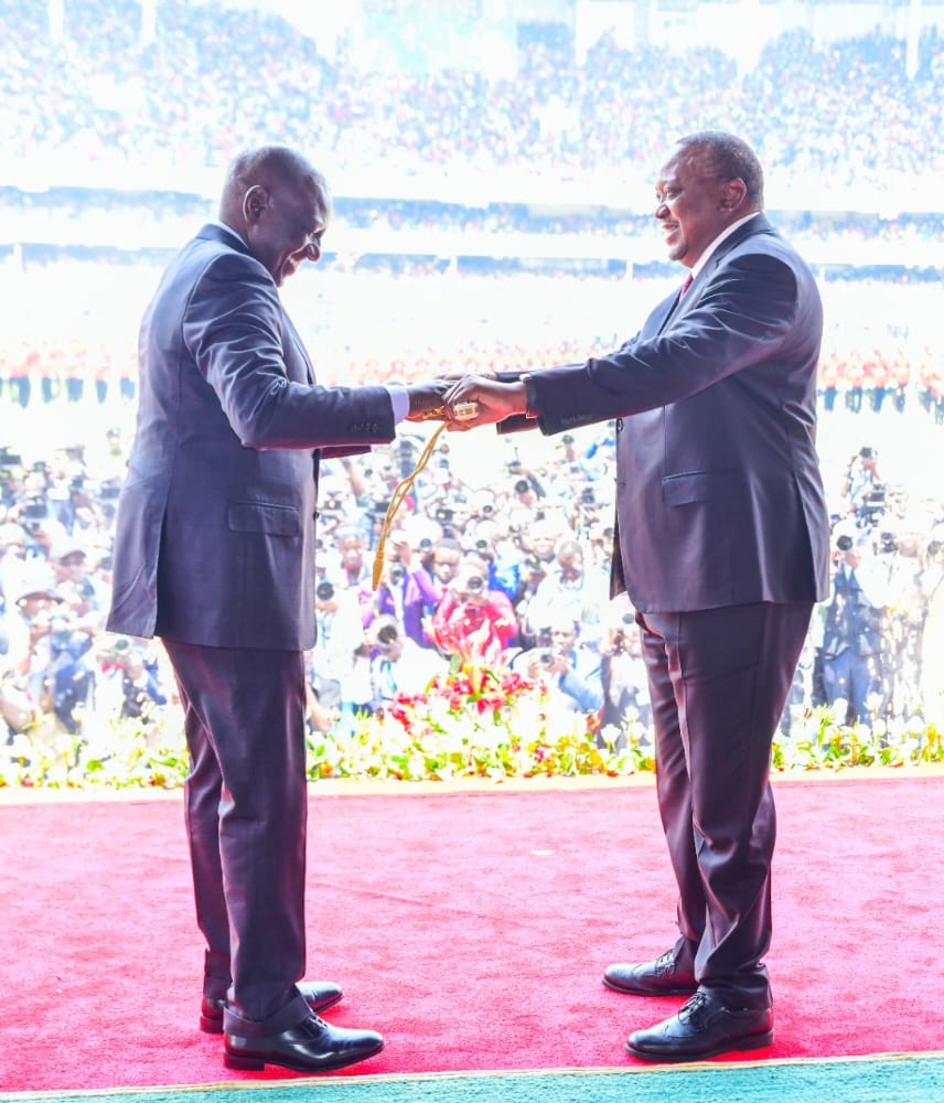 Ruto and Uhuru and Sword