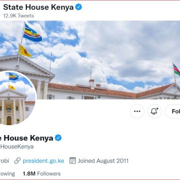 KENYAN FLAG REPLACED WITH EAC FLAG AT STATE HOUSE MAIN PORTICO