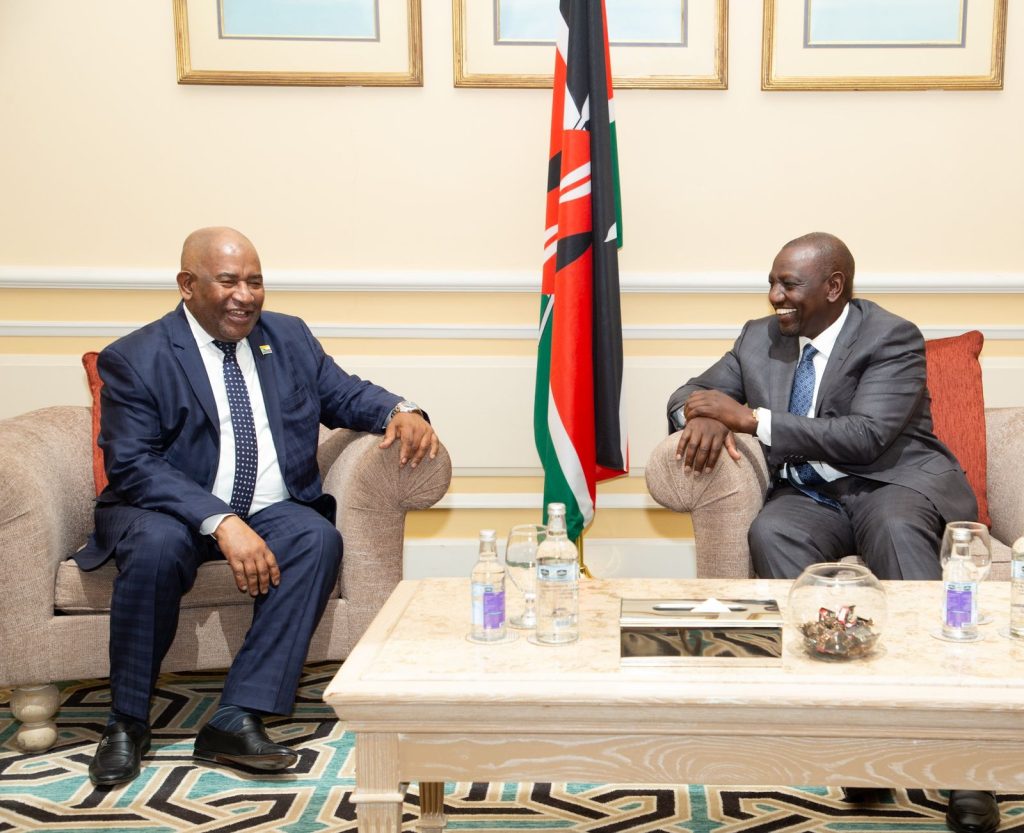 Ruto and Comoros Pres