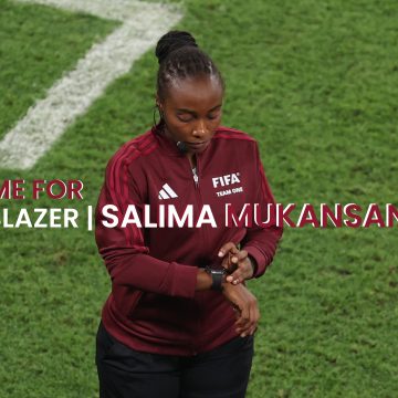 Rwanda’s Salima Mukansanga Becomes The First African Woman to Officiate a FIFA World Cup Match