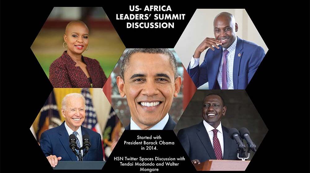 US-Africa leaders Summit Discussion on HSN Twitter Spaces Discussion today