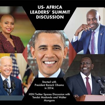 US-Africa leaders Summit Discussion on HSN Twitter Spaces Discussion today