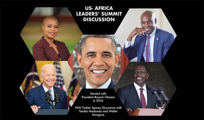 US-Africa leaders Summit Discussion on HSN Twitter Spaces Discussion today