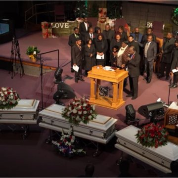 Family, Friends and Mourners Bid Final Farewell to Mary, Brianna and Adrianna Stanton in an Emotional Funeral Service